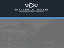 Tablet Screenshot of boulderideagroup.com